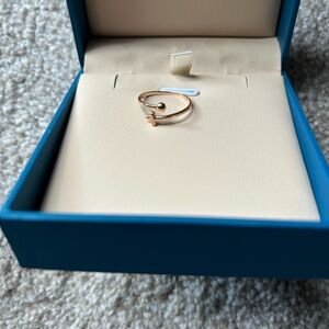 18k rose gold ring